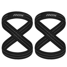 Силові ремені RDX Gym Lifting 8 Figure Straps M, сірий, код: WAC-W8G-M