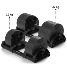 Селекторні гантелі Hammer SmartLock 2х32 кг, код: 17354-S25