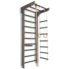 Спортивний куточок SportBaby Kinder Loft 800х2200 мм, чорний, код: Kinder Loft 2-220Х25
