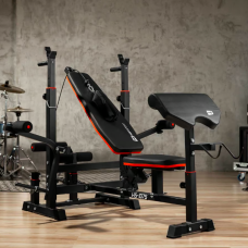Лавка тренувальна Hop-Sport HS-1075 Pro із партою Скотта, код: 5902308224353