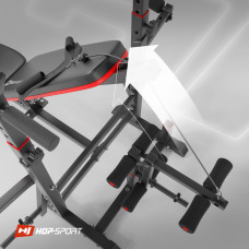 Лавка тренувальна Hop-Sport HS-1075 Pro із партою Скотта, код: 5902308224353