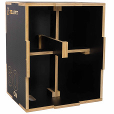 Пліобокс для кросфіту Zelart Wood Plyo Box 1шт, 60см, чорний, код: FI-4884-1