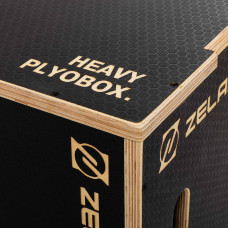 Пліобокс для кросфіту Zelart Wood Plyo Box 1шт, 60см, чорний, код: FI-4884-1
