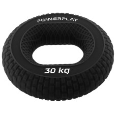 Еспандер кистьовий силіконовий PowerPlay Hand Grip Hard 30 кг, чорний, код: PP_4333_Black_30kg