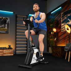 Велотренажер Trex Sport TX-500MB IRON магнітний білий, код: 5902308237728