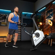 Велотренажер Trex Sport TX-500MB IRON магнітний білий, код: 5902308237728