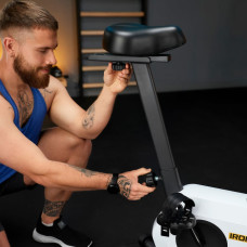 Велотренажер Trex Sport TX-500MB IRON магнітний білий, код: 5902308237728