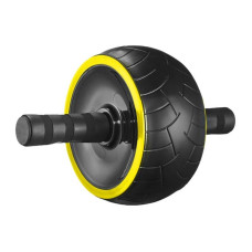 Ролик (гімнастичне колесо) для преса 4FIZJO Ab Wheel XL Black/Yellow, код: P-5907739314444