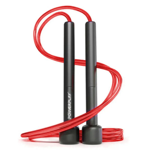 Скакалка PowerPlay Basic Jump Rope 2,8 м, червоний, код: PP_4201_Red
