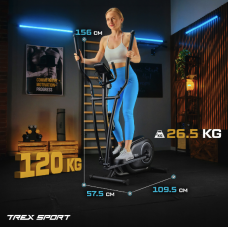 Орбітрек Trex Sport TX-400CT Dash магнітний чорний, код: 5902308232341