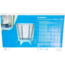 Батут Hudora Safety з внутрішньою сіткою 4.5 футів 140 см, блакитно-зелений, код: 3062-IN