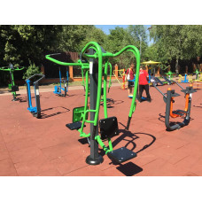 Жим сидячи від грудей, тяга зверху InterAtletika 1563х930х1918 мм, код: SM101-102-SM