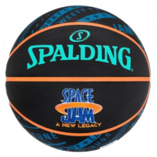 М"яч баскетбольний Spalding Space Jam Tune Squad R №7, чорний, код: 689344412269