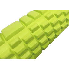 Масажний ролик EasyFit Grid Roller v.1.1, 330х140 мм, салатовий, код: EF-2020-GN-EF