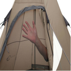 Намет восьмимісний EasyCamp Moonlight Tipi Grey (120381), код: 929575-SVA