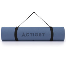 Килимок для йоги та фітнесу Actiget TPE 183 x 61 x 0.6 см, синій-блакитний, код: ACT0021