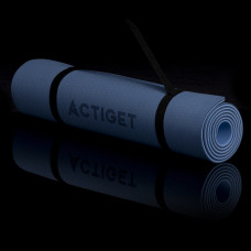 Килимок для йоги та фітнесу Actiget TPE 183 x 61 x 0.6 см, синій-блакитний, код: ACT0021