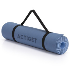 Килимок для йоги та фітнесу Actiget TPE 183 x 61 x 0.6 см, синій-блакитний, код: ACT0021