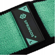 Резинка для фітнесу із тканини Springos Hip Band Size L, код: FA0111