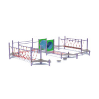 Канатний лабіринт Miros 6000х4130х1200 мм, код: LK241