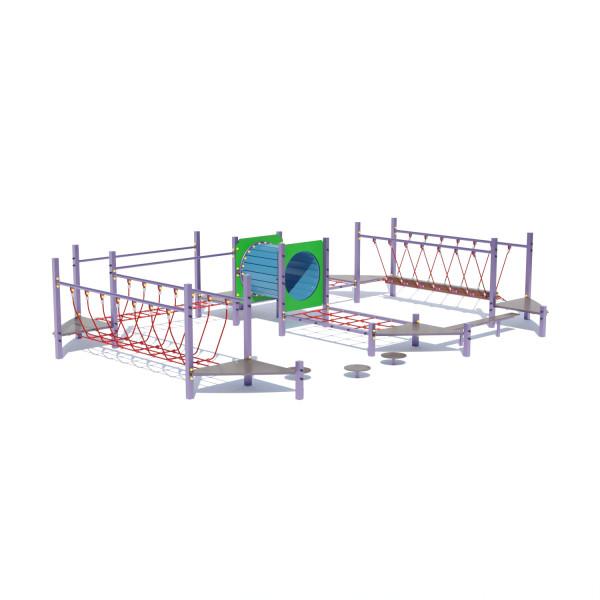 Канатний лабіринт Miros 6000х4130х1200 мм, код: LK241
