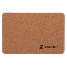 Блок для йоги пробковий Zelart пробкове дерево, код: FI-7850-3