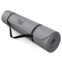 Килимок для йоги Trex Sport TX-019NGM NBR 1см 190х80 сірий,код: 5902308231894