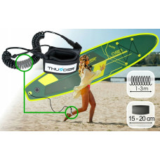Надувна SUP дошка Thunder Cyber з веслом 3200х760х150 мм, жовтий-зелений, код: SUP-CYBER