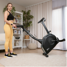 Велотренажер Hop-Sport HS-4000H Grant чорно-золотистий, код: 5902308237438