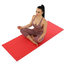 Килимок для фітнесу та йоги FitGo 1730х610х6 мм, кораловий, код: FI-8724_K