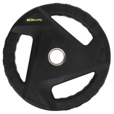 Диски поліуретанові MDbuddy 51 мм, 20 кг, чорний, код: TA-9649-20-S52