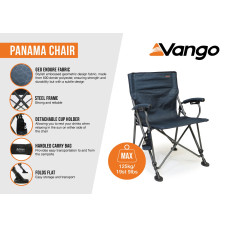 Стілець кемпінговий Vango Panama Chair Granite Grey (CHTPANAMA000002), код: 930849-SVA
