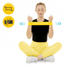Резинка для фітнесу 4Fizjo Mini Power Band 0.8 мм 5-10 кг, жовтий, код: P-5907222931608