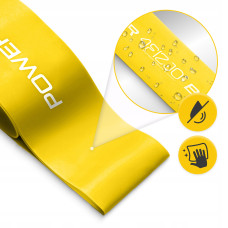 Резинка для фітнесу 4Fizjo Mini Power Band 0.8 мм 5-10 кг, жовтий, код: P-5907222931608