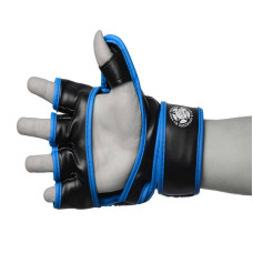 Рукавиці для MMA PowerPlay XL, чорно-сині, код: PP_3058_L_Black/Blue