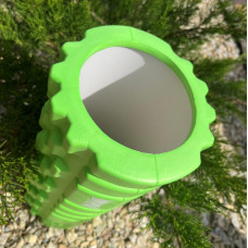 Масажний ролик (роллер) PowerPlay Massage Roller 330х140 мм, зелений, код: PP_4025_Green