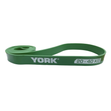 Резинка для фітнесу York 20-40кг - 2080x32x4,5 мм, зелений, код: 0014961805048