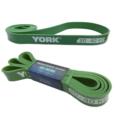 Резинка для фітнесу York 20-40кг - 2080x32x4,5 мм, зелений, код: 0014961805048