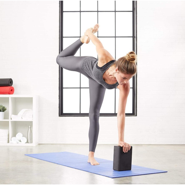 Блок для йоги Generation Fitness FF22E1 black (чорний), код: 523492-FS
