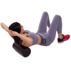Роллер для занять йогою гладкий FitGo EPP чорний, код: FI-3586-30-S52