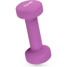Гантелі для фітнесу неопренові Gymtek Queenfit 2х1кг фіолетовий, код: 5907766665489