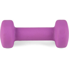 Гантелі для фітнесу неопренові Gymtek Queenfit 2х1кг фіолетовий, код: 5907766665489