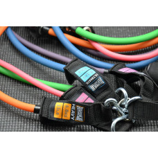 Набір трубчастих еспандерів PowerPlay Expander Set (до 35 кг), 5шт, код: PP-4102_5set