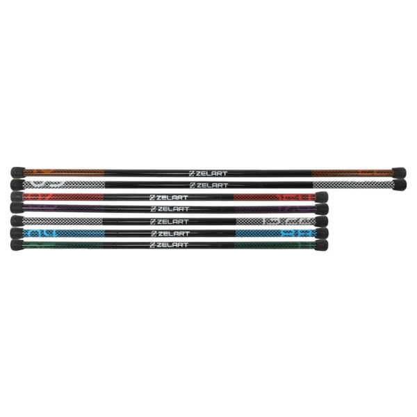 Бодібар 3-х секційний Bar Zelart 10кг, чорний-помаранчевий, код: FI-9994-10-S52