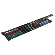 Бодібар 3-х секційний Bar Zelart 10кг, чорний-помаранчевий, код: FI-9994-10-S52