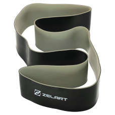 Гума петля для підтягувань та тренувань стрічка силова Zelart Power Loop 917г, чорний, код: FI-5439-8