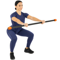Бодібар Body Bar LiveUp 4кг, чорний-червоний, код: LP8145-4