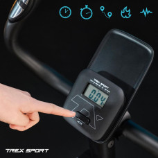 Велотренажер Trex Sport TX-400MB RECK магнітний сірий, код: 5902308237414