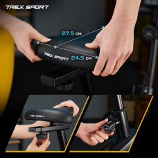 Велотренажер Trex Sport TX-400MB RECK магнітний сірий, код: 5902308237414