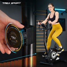 Велотренажер Trex Sport TX-400MB Reck магнітний чорно-білий, код: 5902308237407